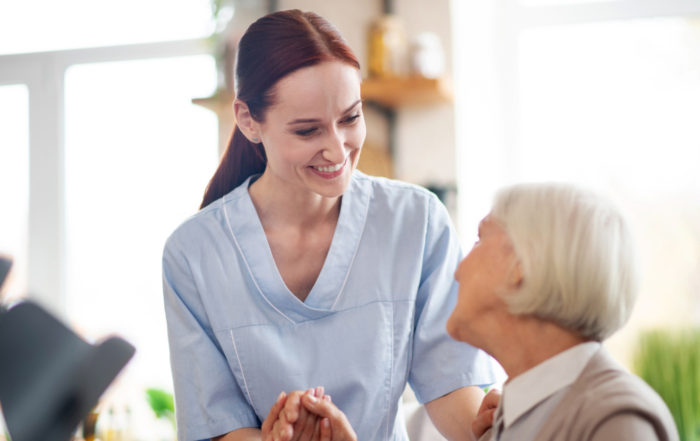 Happy Professional Caregiver