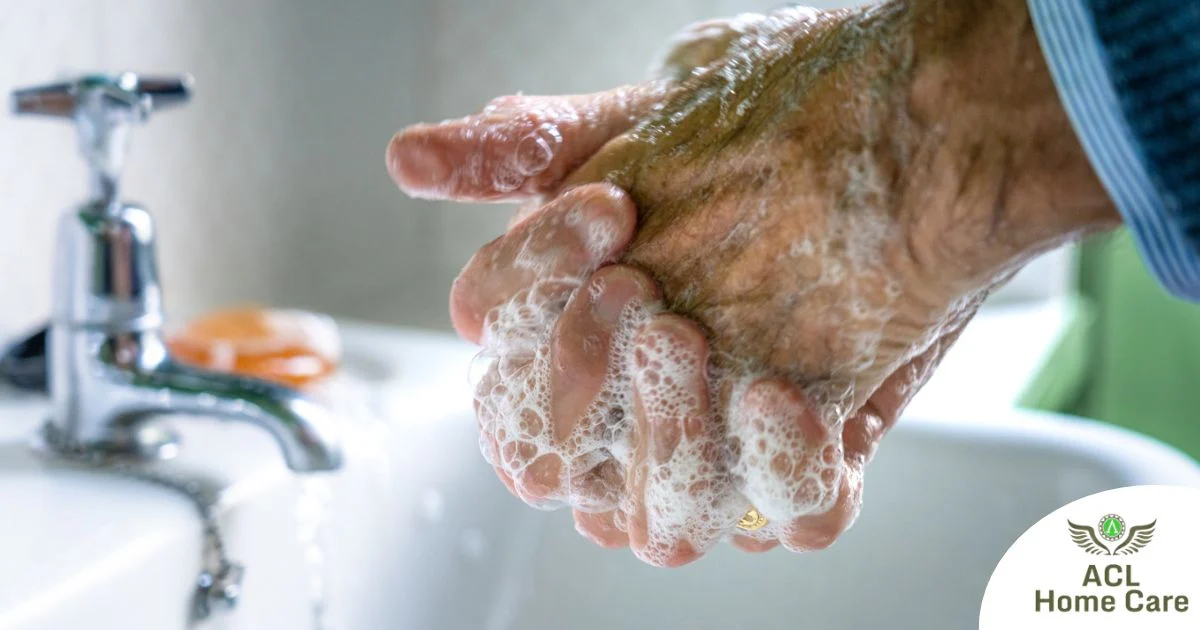 Small daily habits like hand washing support infection prevention in seniors.