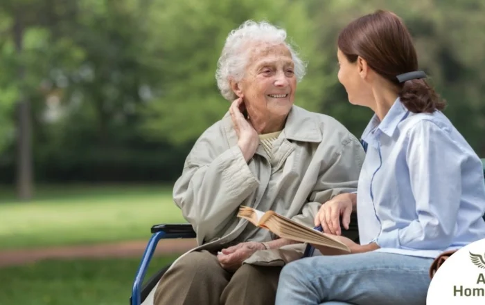 A companion caregiver fights depression in seniors through home care