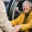 A loved one benefits from senior transportation services.